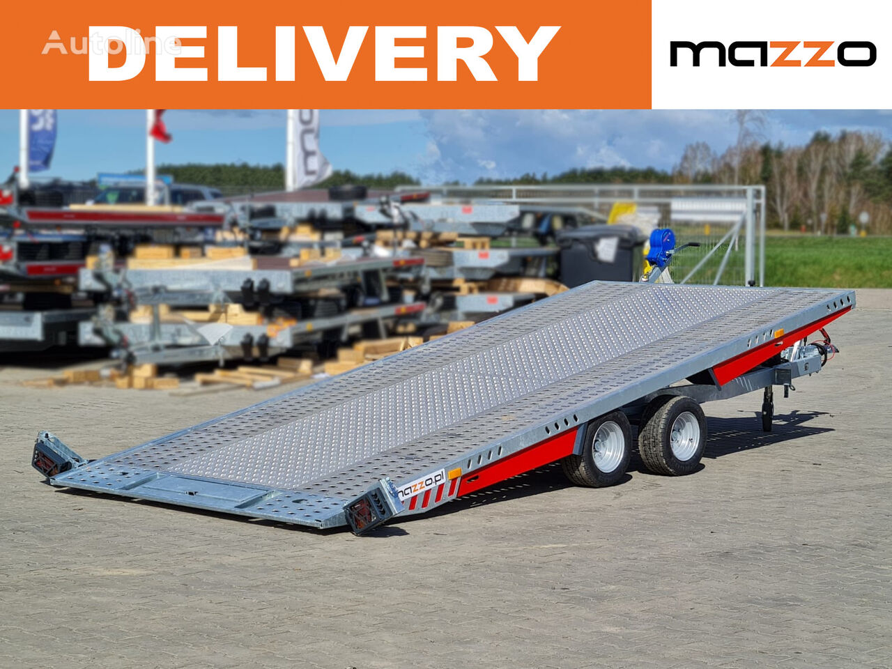 new FASTER 450 450x200cm Tilt trailer GVW 2700kg car transporter trailer