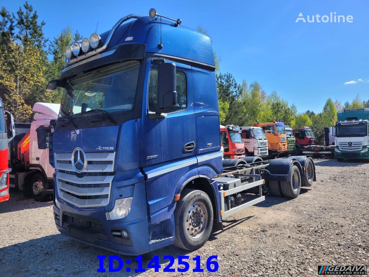 Mercedes-Benz Actros 2551 - 6x2 - Euro5 - Steering Axle chassis truck