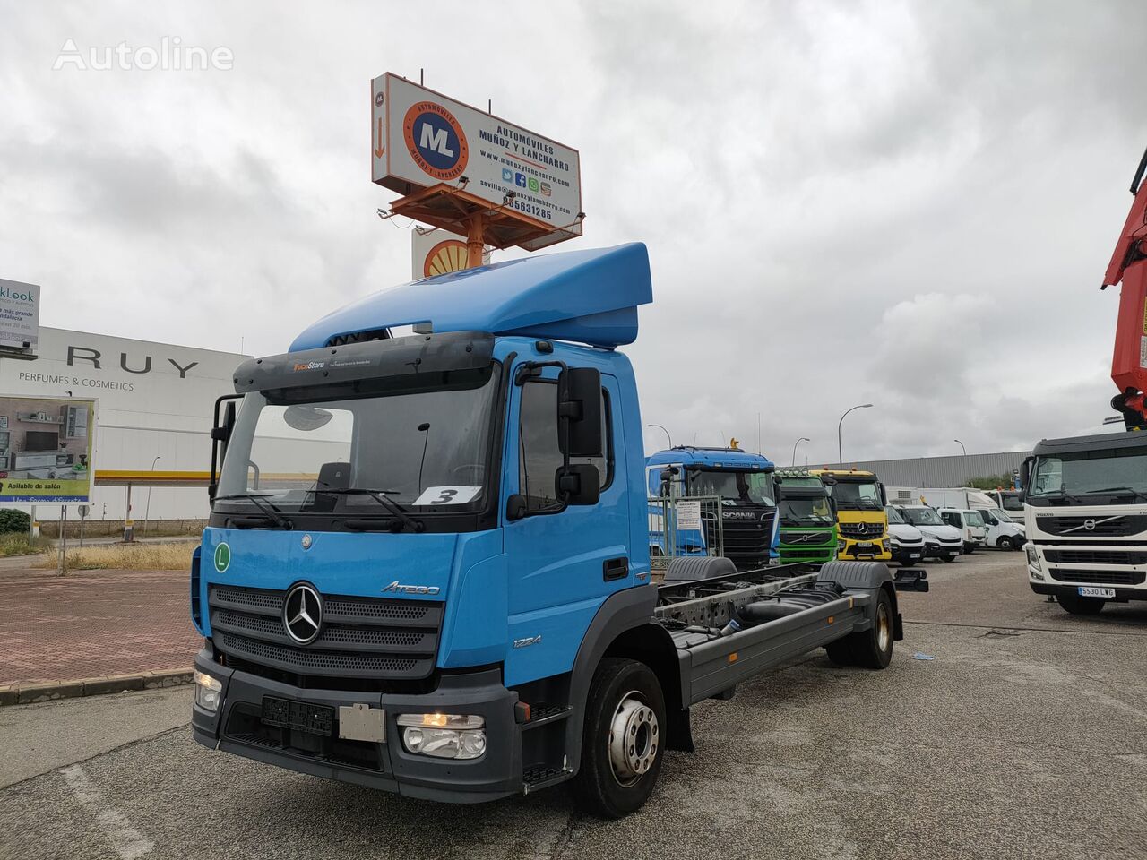 Mercedes-Benz Atego 1224 chassis truck