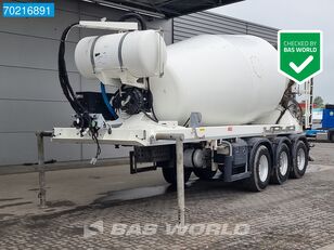 De Buf BM12-39-3 3 axles 2x Lenk Achse 12m3 Beton Mixer Hydraulik Concr concrete mixer semi-trailer