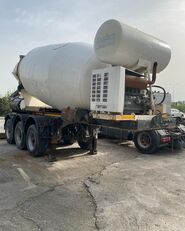 Koluman Mixer trailer engine diesel powered  concrete mixer semi-trailer