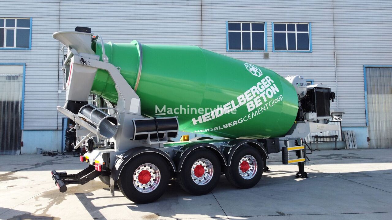 new Semix concrete mixer semi-trailer
