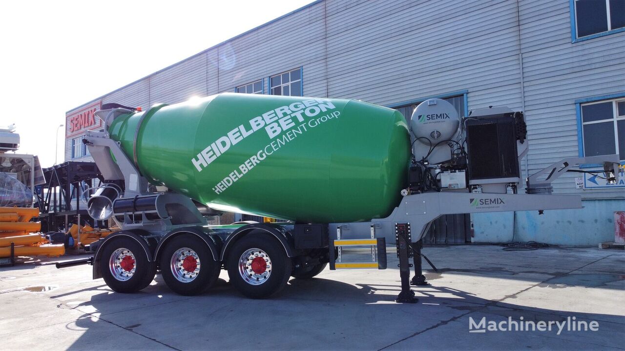 new Semix 12 m³ Semi Trailer Concrete Mixer concrete mixer semi-trailer