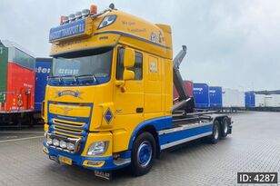 DAF XF 460 Day Cab, Euro 6, / 6x2 / Automatic / 25Ton VDL Hooklift / container chassis