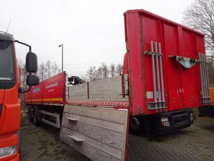 Schwarzmüller Auflieger.  2 Lenkachse flatbed semi-trailer