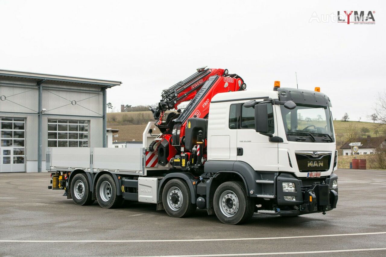 new MAN TGS 35.510 HYDRO - VERFÜGBAR ab 30.08.20 !!! flatbed truck