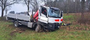 Renault 4x4 hydr.ruka flatbed truck