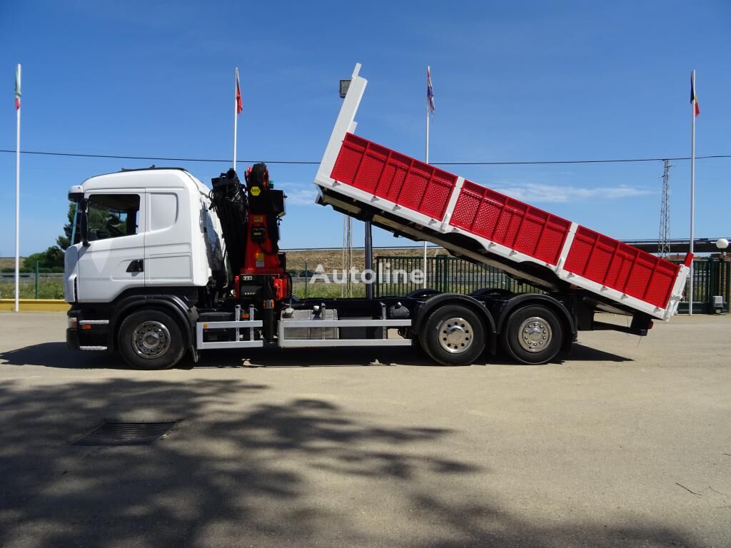 Scania R 420 flatbed truck