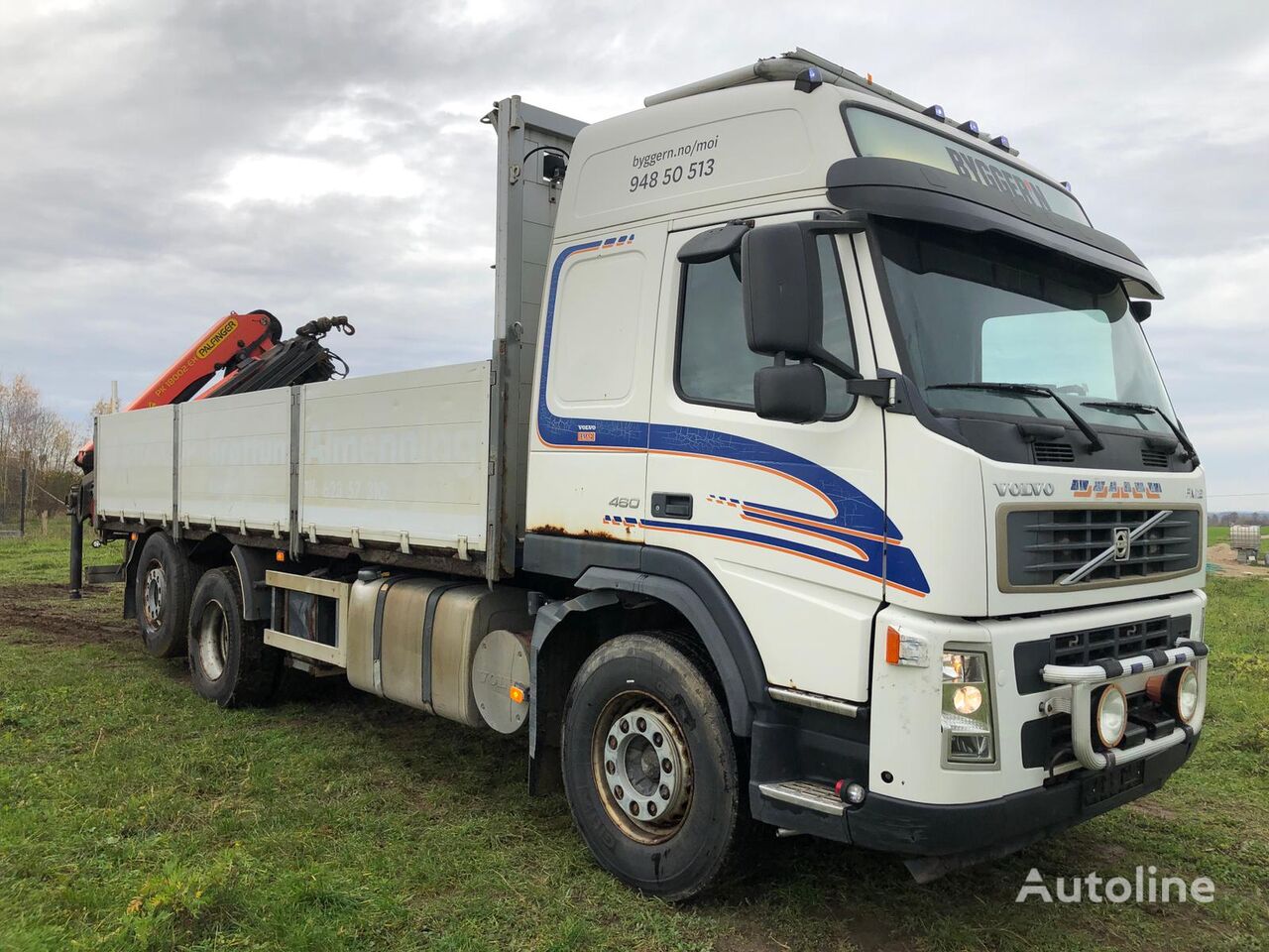 Volvo FH12 flatbed truck