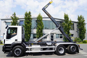IVECO Stralis 360 E6 6×2 / MARREL 20t hooklift hook lift truck