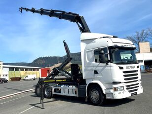 Scania G490, 10/2015, 6x2, Crane hook lift, Hiab 244 - 5 Hipro + RC hook lift truck