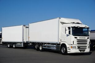 Scania G 440 / ZESTAW IZOTERMA + WINDA / 38 PALET / OŚ SKRĘTNA isothermal truck + trailer