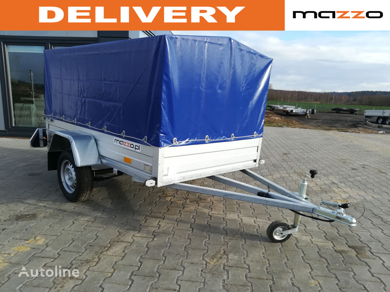 new A-750/E2 265x125x130cm STRONG!  WELDED 750kg light trailer