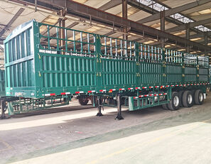 new CIMC 3 Axle Cargo Fence Semi Trailer for Sale in Tanzania livestock semi-trailer
