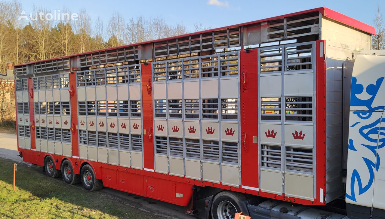 Pezzaioli 3 Decks,Led,Lifting roof,Livestock, T2 livestock semi-trailer