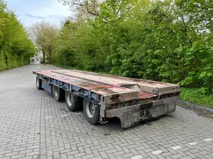 GS Meppel - AI-3700 S - LIFTAS - ACHTERBORD UITSCHUIFBAAR - CONTAINER GELE low loader trailer