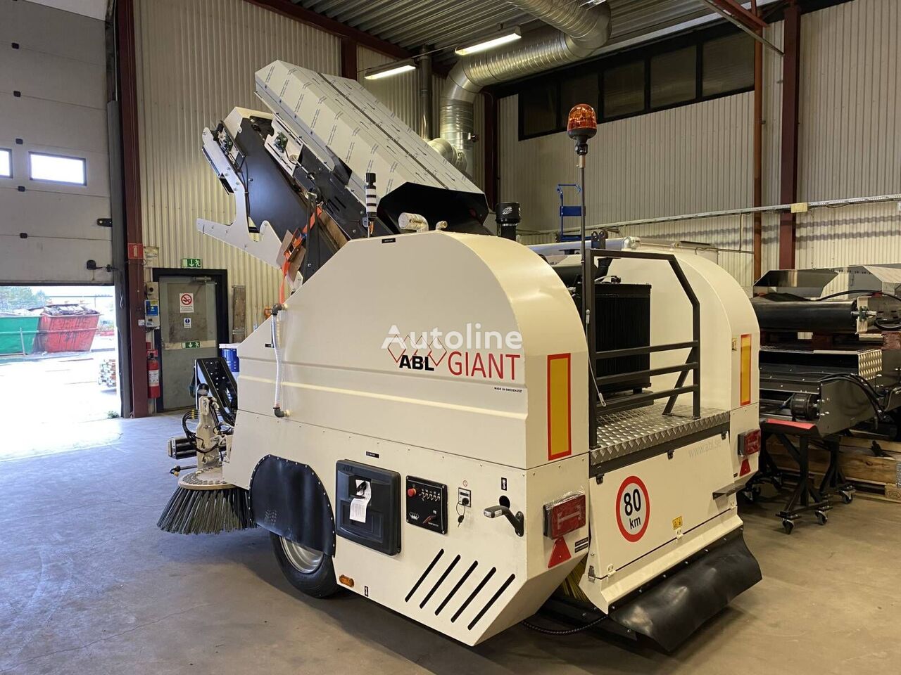 new ABL Giant 3.0 towed road sweeper