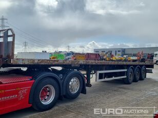 Montracon Tri Axle Flat Bed Trailer platform semi-trailer