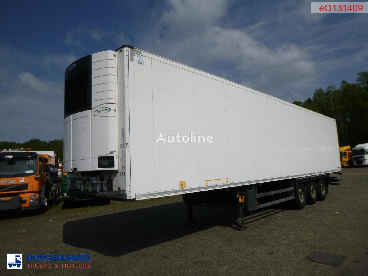 Schmitz Cargobull Frigo trailer + Carrier Vector 1550 refrigerated semi-trailer