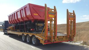 new NOVA NOUVELLE REMORQUE PORTE-ENGINS ADAPTÉE À L'AFRIQUE low bed semi-trailer