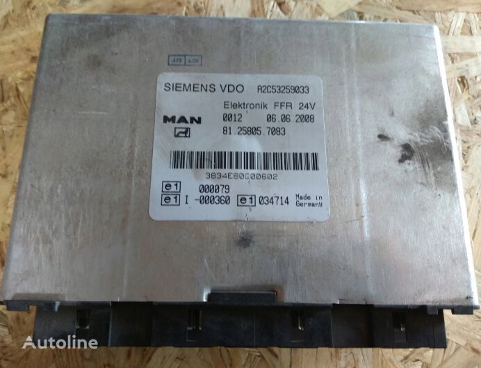 control unit for MAN truck tractor