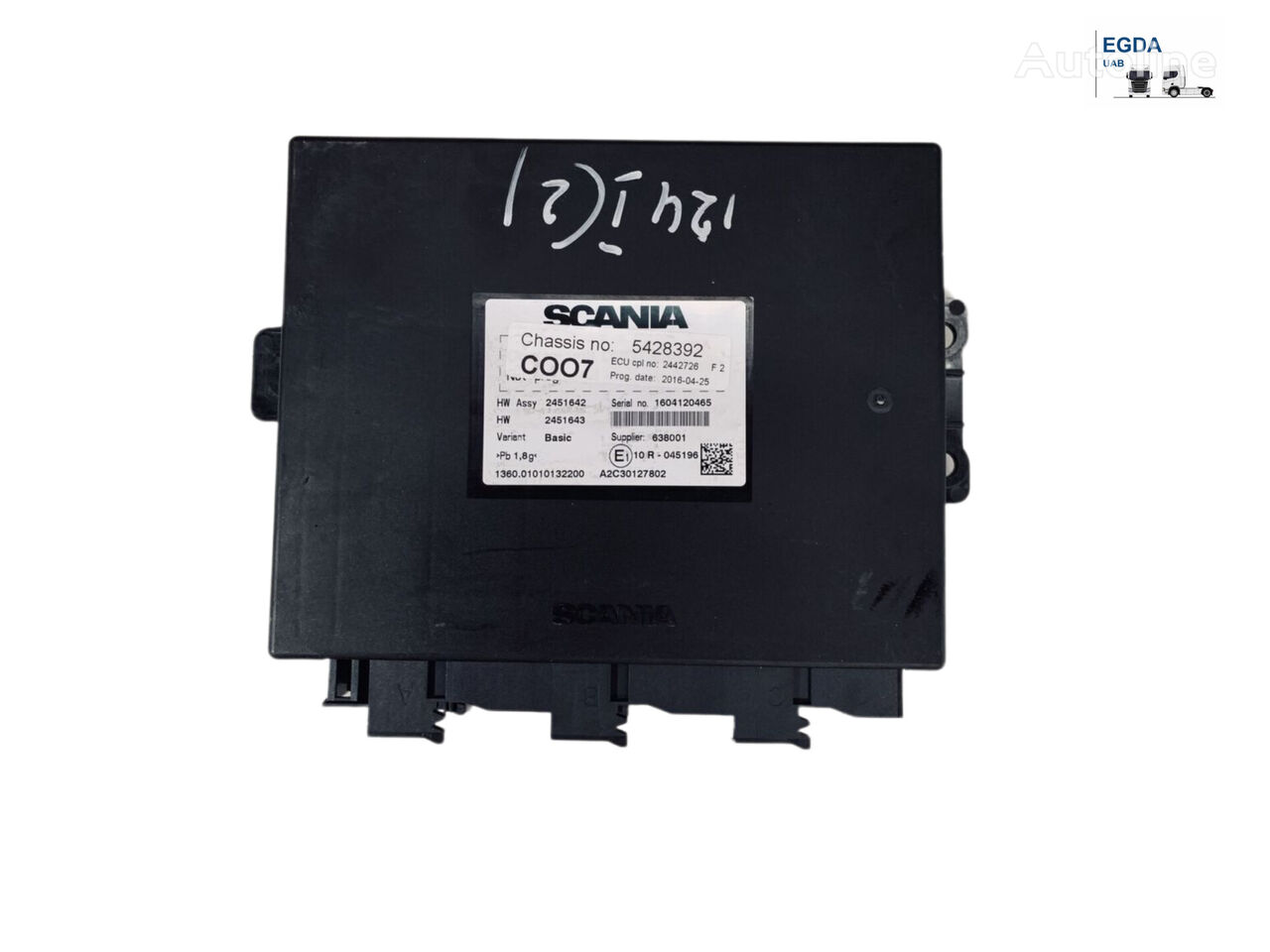 control unit for Scania 124 truck tractor