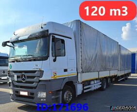 Mercedes-Benz Actros 2541 6x2 Euro5 tilt truck + tilt trailer