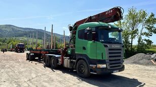 Scania R500 timber truck + timber trailer