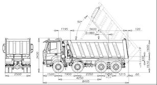 new ASTRA HD9 84.41 dump truck