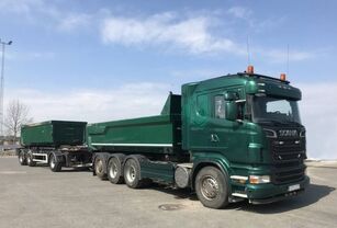 SCANIA R560 Billencs + pótkocsi military truck + trailer