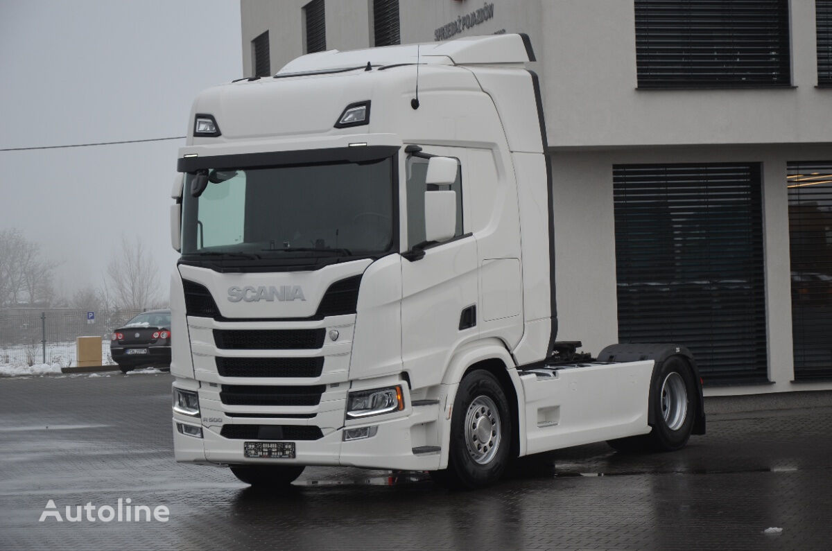 SCANIA R 500 KLIMA POS. ACC FULL LED NAVI DE! 227 truck tractor for sale  Poland GNIEZNO, BJ32166