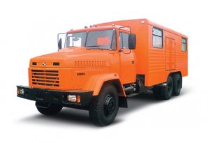 new KrAZ 65053 мастерская  workshop truck